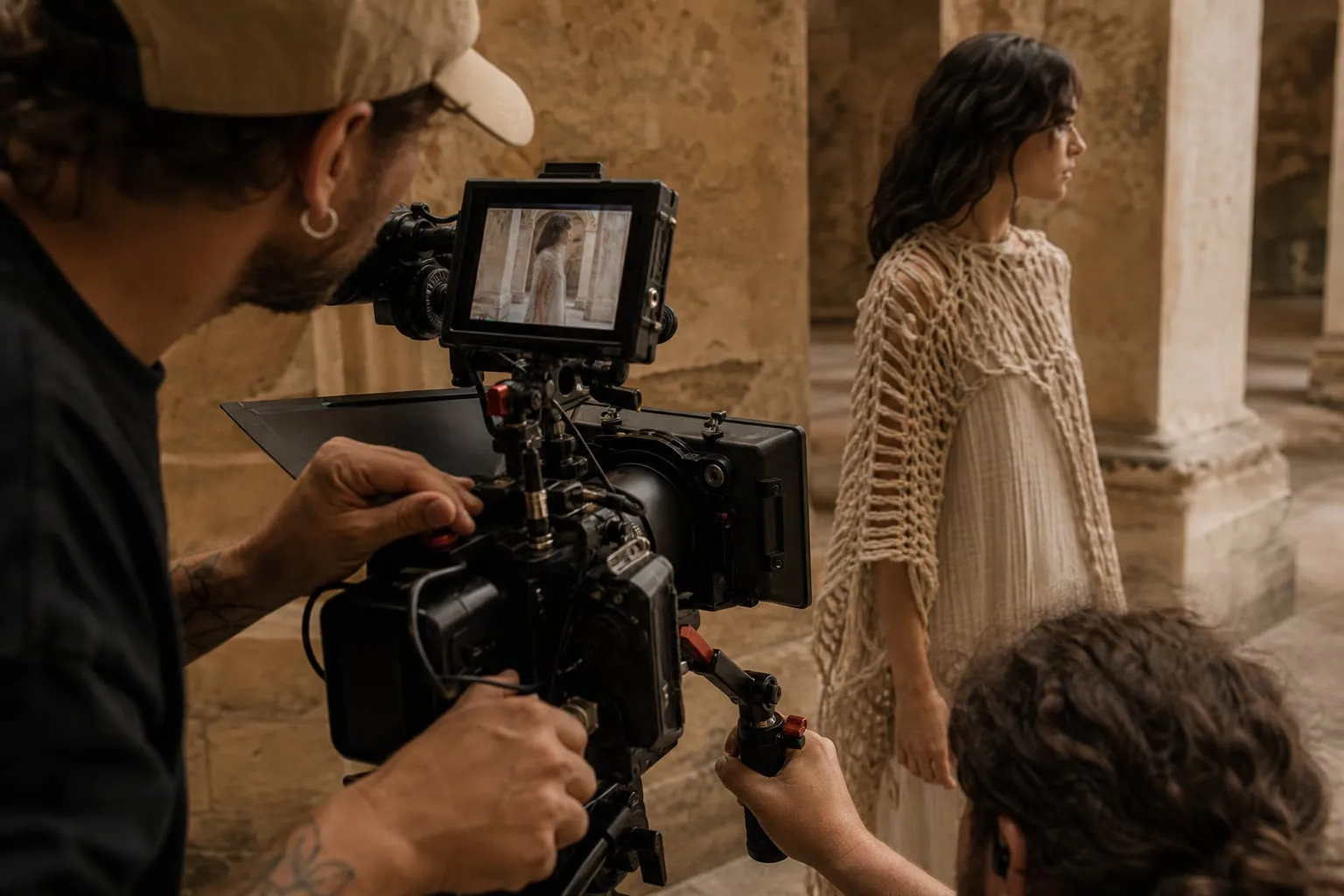 Guia de filmagem de moda sustentável em espaços culturais