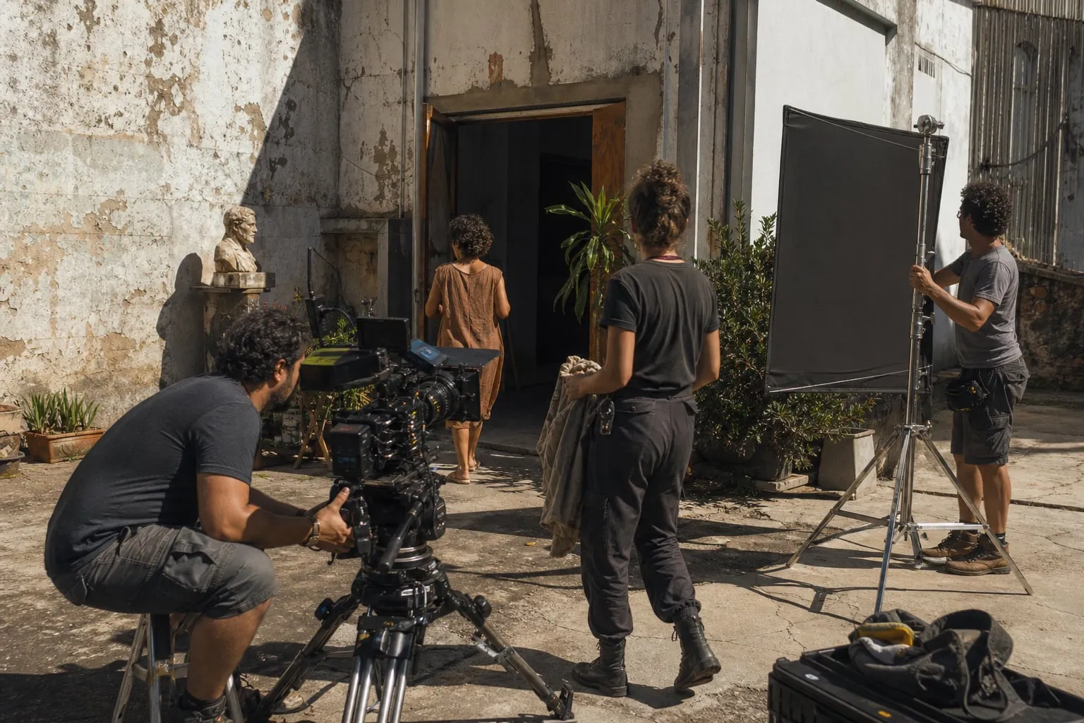 Correção de cor para vídeo em espaços culturais reais